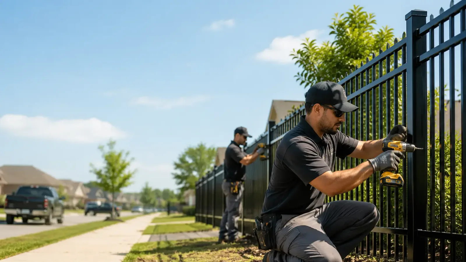 Metal Fence Installation in Jamestown, OH